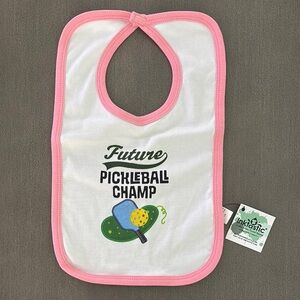 Future Pickleball Champ Baby Bib